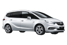 Car Hire Clevedon - Vauxhall Zafira 5 + 2 - Minibus hire Clevedon